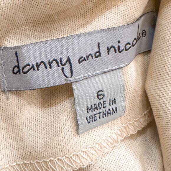 Danny and Nicole Black Lace Overlay Fit and Flare Cocktail Dress, EUC, Size 6 - Picture 8 of 9